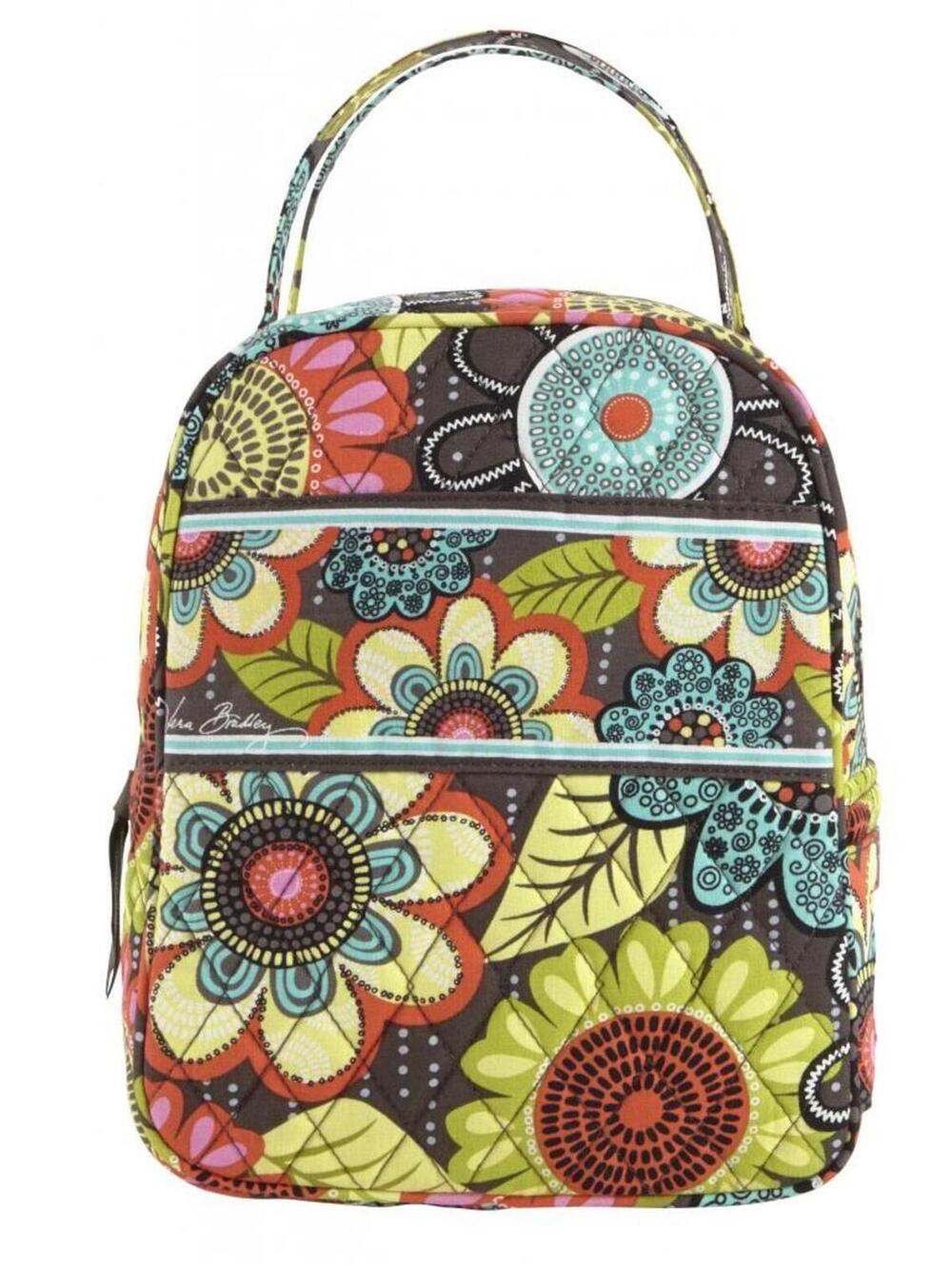 Vera Bradley Insulated Cooler Lunch Bag | Floral Print | Travel Picnic tote